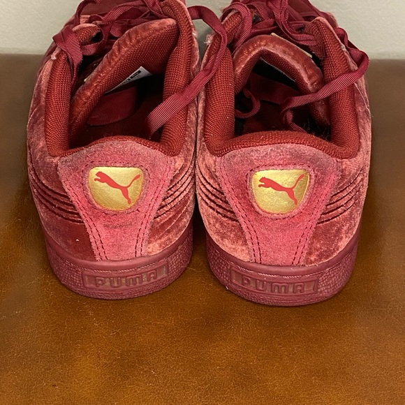 Puma Suede Low Top Sneakers Ribbon Shoelaces Size 6 - Picture 4 of 6